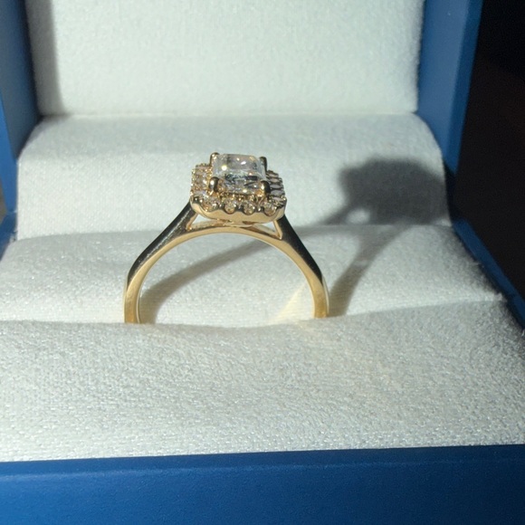 Badgley Mischka Gold Women's Ring 14k size 7 - Picture 6 of 14